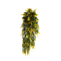 Premium Artificial Hanging Willow Leaf Garland Bush – Yellow & Green 20 x 76cm