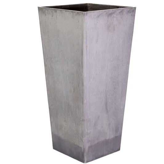 Sustainable Tall Tapered Square Planter 70cm - Recycled Materials, Durable Design