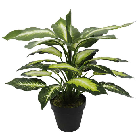 Leopard Lily Artificial Plant 30cm - Indoor Faux Plant with Pot - SuperSaverAU - view 1