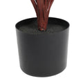 Potted Artificial Burgundy Grass Plant 115cm - UV Resistant, Indoor/Outdoor - SuperSaverAU - view 4
