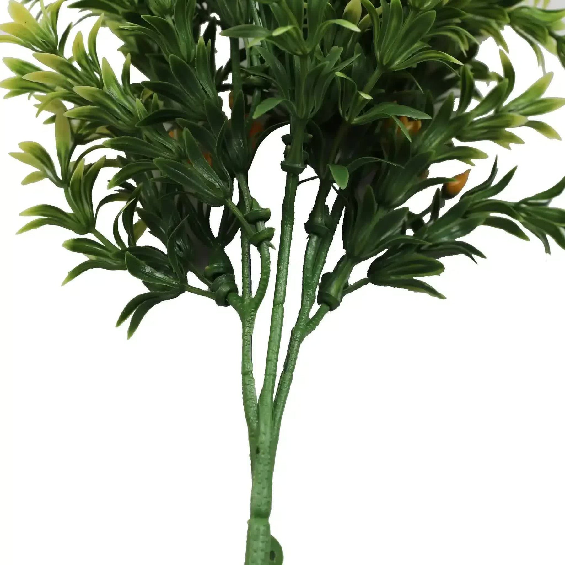 Artificial Dwarf Japanese Golden Yew UV Resistant 27cm Lifelike Stem Branch - SuperSaverAU - view 4