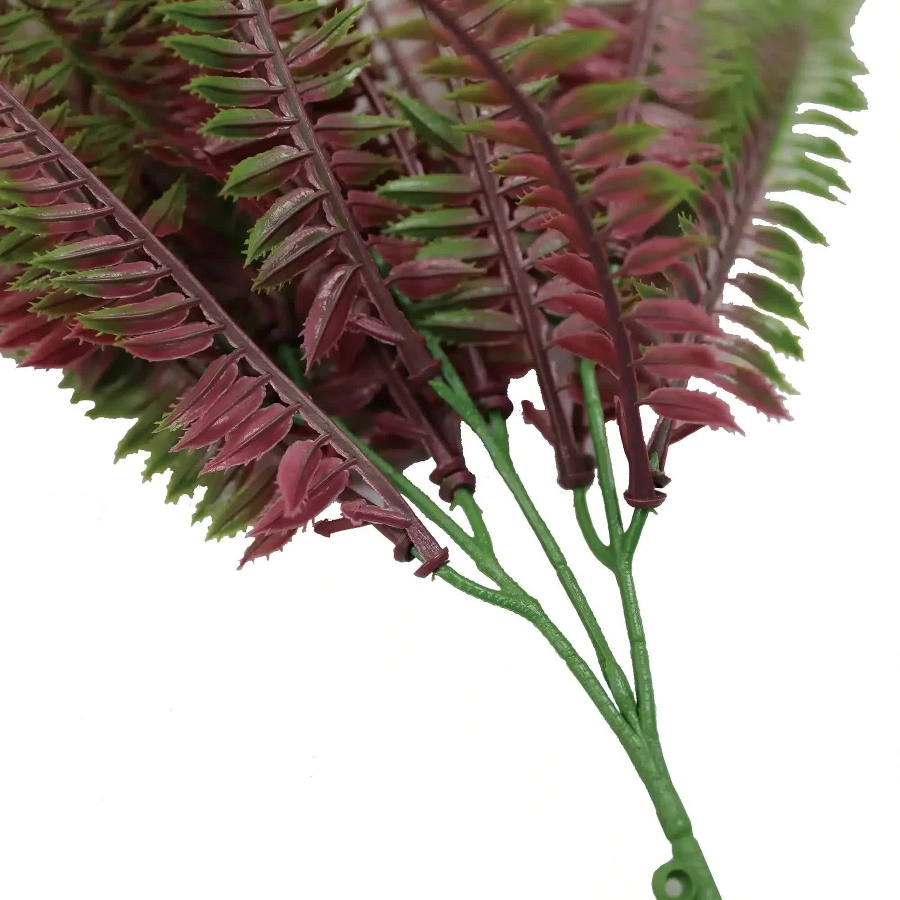 Artificial UV Resistant Royal Purple Fern Stem 33cm - Lifelike Decor - SuperSaverAU - view 3