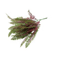 Artificial UV Resistant Royal Purple Fern Stem 33cm - Lifelike Decor - SuperSaverAU - view 5