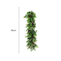Artificial Vibrant Mixed Leaf Garland 55cm, UV Resistant, Customizable Design - SuperSaverAU - view 1