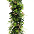 Artificial Vibrant Mixed Leaf Garland 55cm, UV Resistant, Customizable Design - SuperSaverAU - view 3