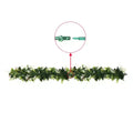 Artificial Vibrant Mixed Leaf Garland 55cm, UV Resistant, Customizable Design - SuperSaverAU - view 4