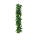 Artificial UV Resistant Extendable Hanging Flowering White Eucalyptus Vine 55cm - SuperSaverAU - view 3