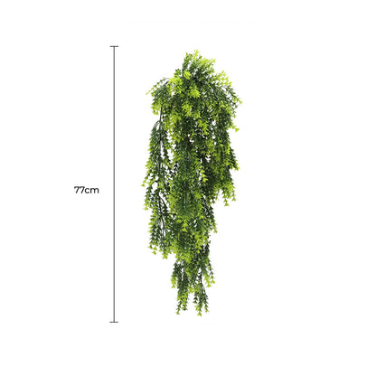 Artificial Mixed Green Evergreen Foliage 77cm UV Resistant