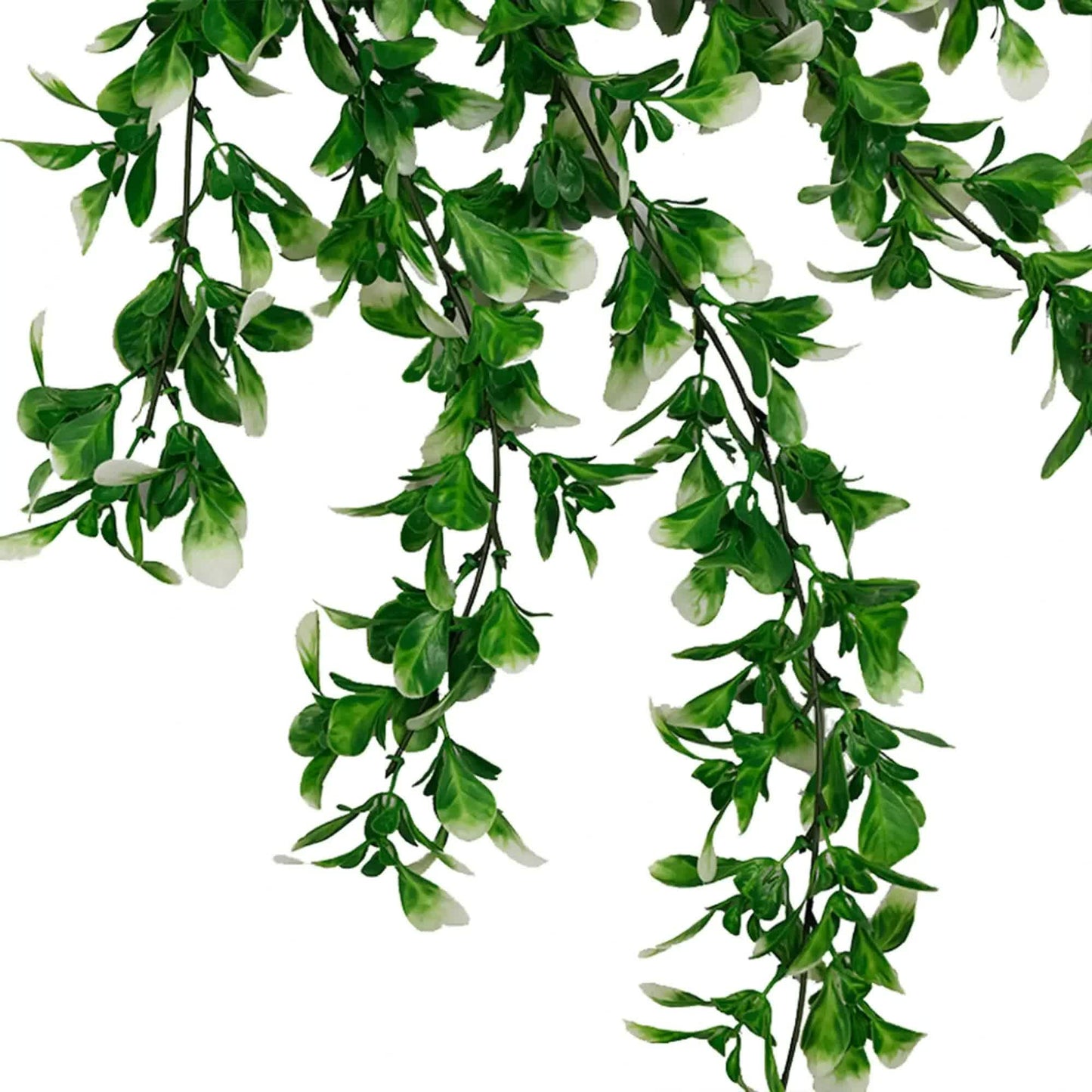 Artificial Mixed Green & White Hanging Jasmine 73cm UV Resistant