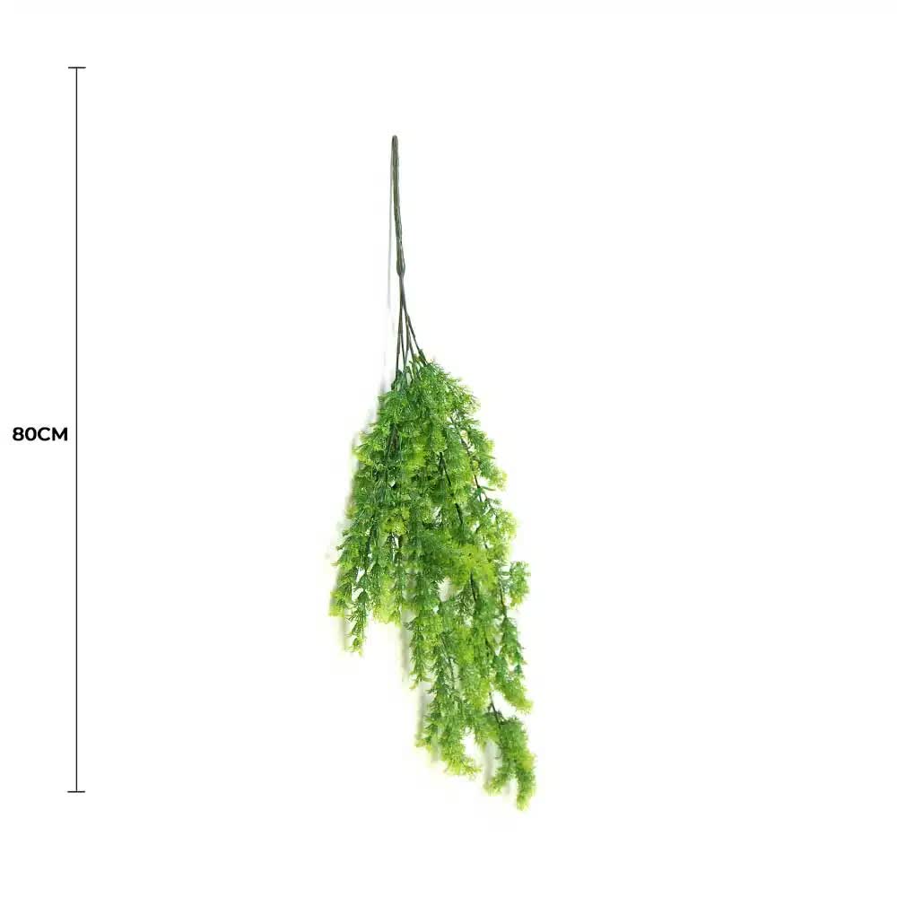 Designer Plants Artificial Hanging Bell Leaf Plant 80cm Long, UV Resistant, Lifelike Design - SuperSaverAU - view 2