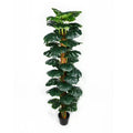 Artificial Monstera Plant 2-3ft with Black Pot - Zero Upkeep, Durable Design - SuperSaverAU - view 2
