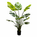 Luxe Foliage 150cm Artificial Potted Monstera & Palm Plant - Zero Maintenance - SuperSaverAU - view 2