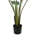 Serenity Banana Palm Tree 120cm - Artificial Plant in Modern Black Pot - SuperSaverAU - view 3
