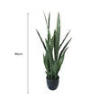 UV Artificial Snake Plant 90cm - Lifelike, UV Resistant, Maintenance-Free Decor - SuperSaverAU - view 1