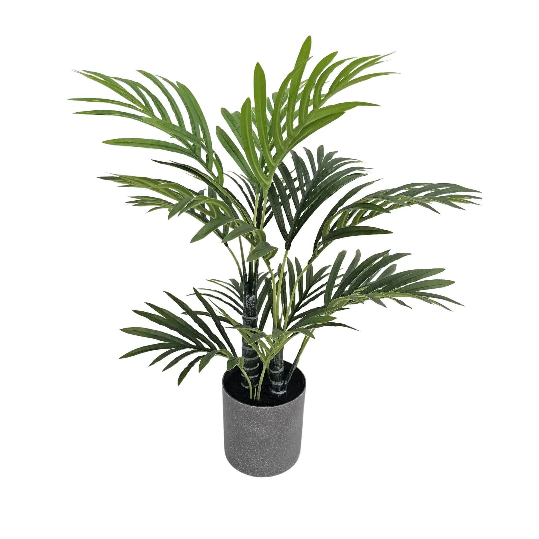Artificial Potted Mini Palm Tree 55cm - Realistic, Maintenance-Free Decor - SuperSaverAU - view 2