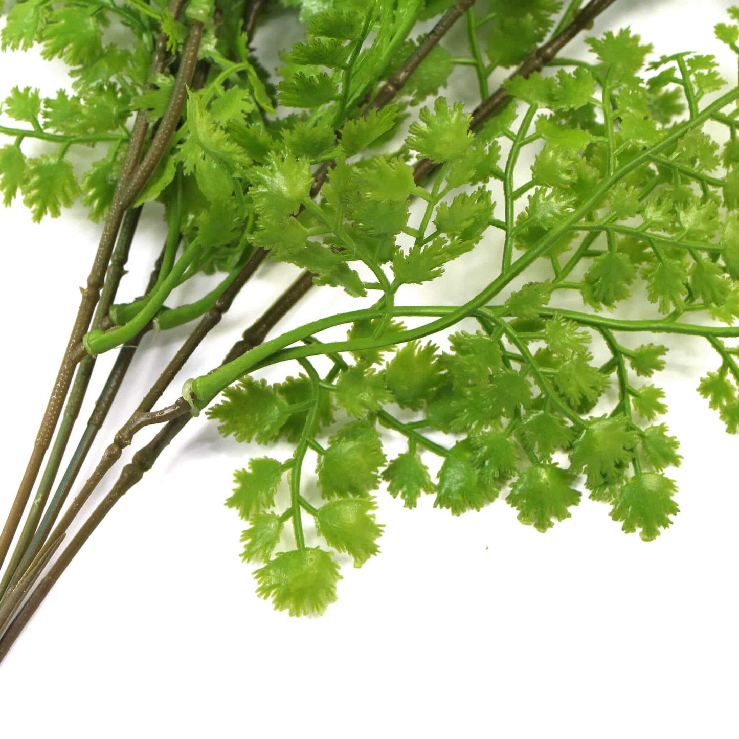 Hanging Native Green Dense Maiden Hair Fern Bush UV Resistant 80cm