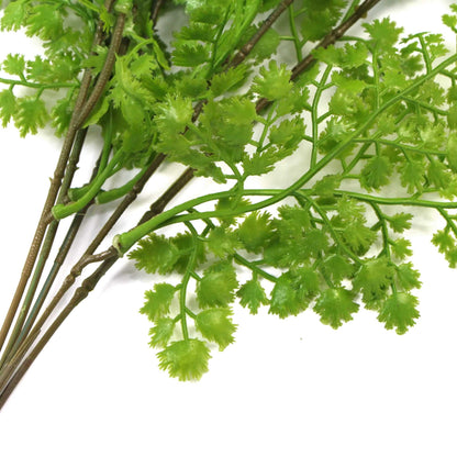 Hanging Native Green Dense Maiden Hair Fern Bush UV Resistant 80cm
