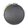 Large Flowering White Artificial Green Wall Disc 100cm UV Resistant Black Frame - SuperSaverAU - view 4