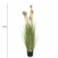 Potted Flowering Artificial Foxtail Plant 110cm - Lifelike Indoor Decor - SuperSaverAU - view 2