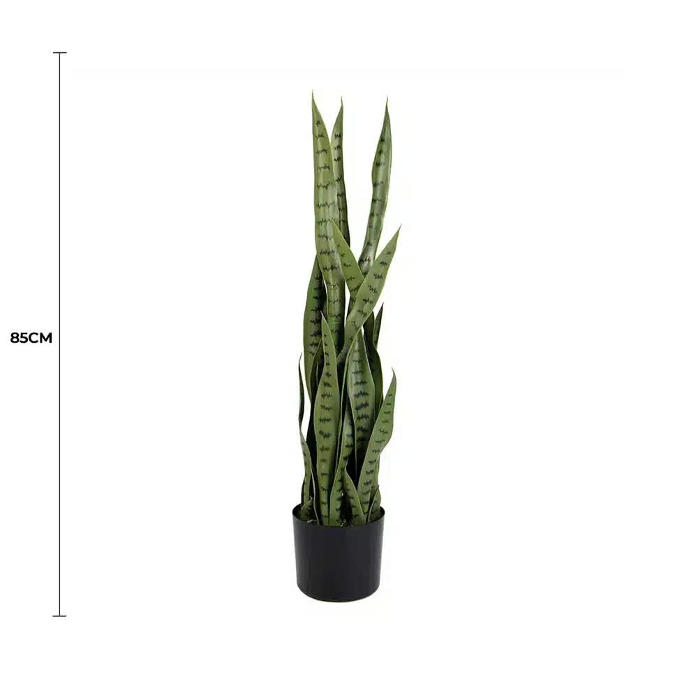 UV Artificial Snake Plant Medium 90cm - Indoor/Outdoor, Fade-Resistant - SuperSaverAU - view 2