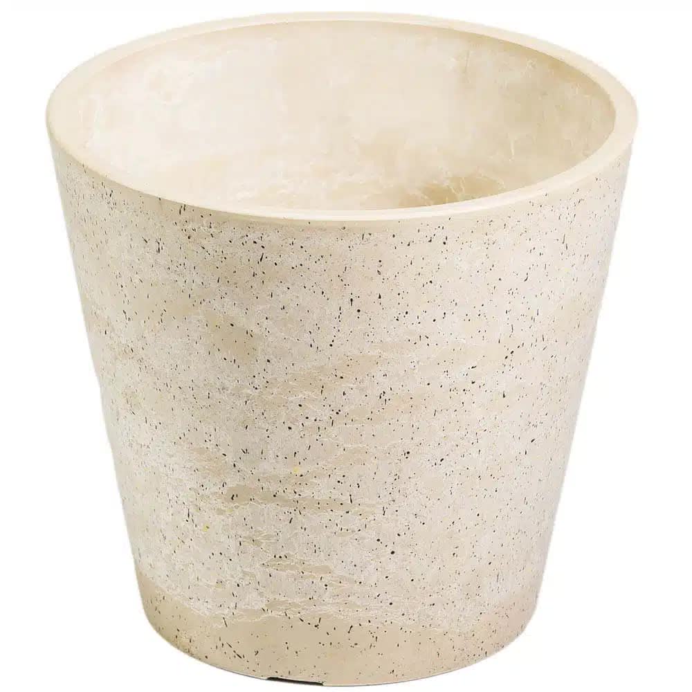 Imitation Stone Garden Pot 20cm - Recycled, Durable, Eco-Friendly Design - SuperSaverAU - view 1