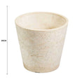 Imitation Stone Garden Pot 20cm - Recycled, Durable, Eco-Friendly Design - SuperSaverAU - view 2