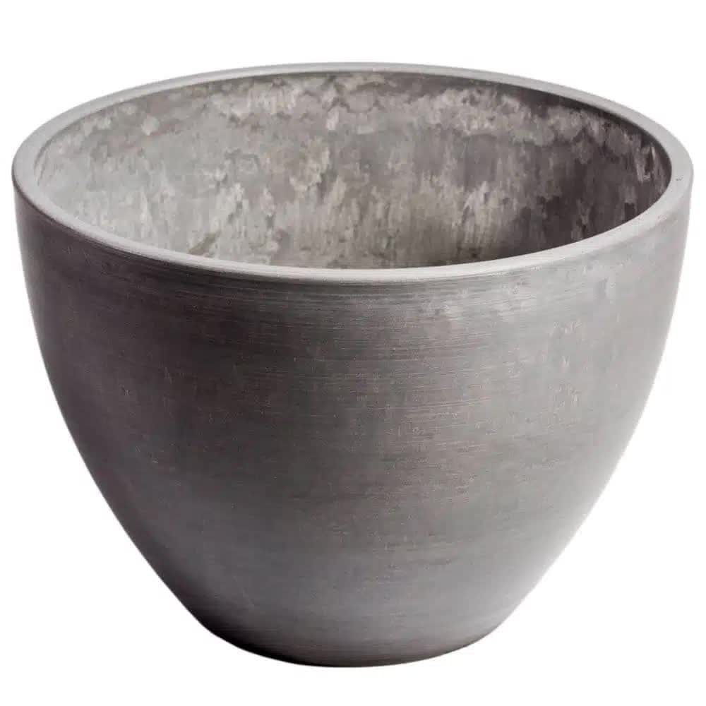Designer Plants Polished Grey Planter Bowl 30cm - Modern Design, Durable, Versatile