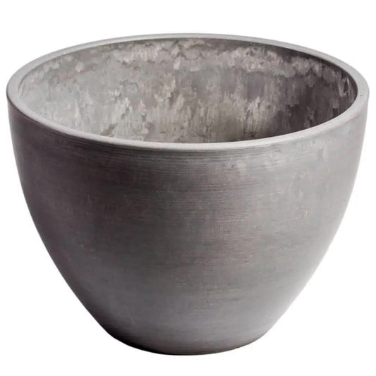 Designer Plants Polished Grey Planter Bowl 30cm - Modern Design, Durable, Versatile