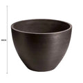 Designer Plants Polished Black Planter Bowl 30cm - Modern Design, Durable, No Drainage - SuperSaverAU - view 2
