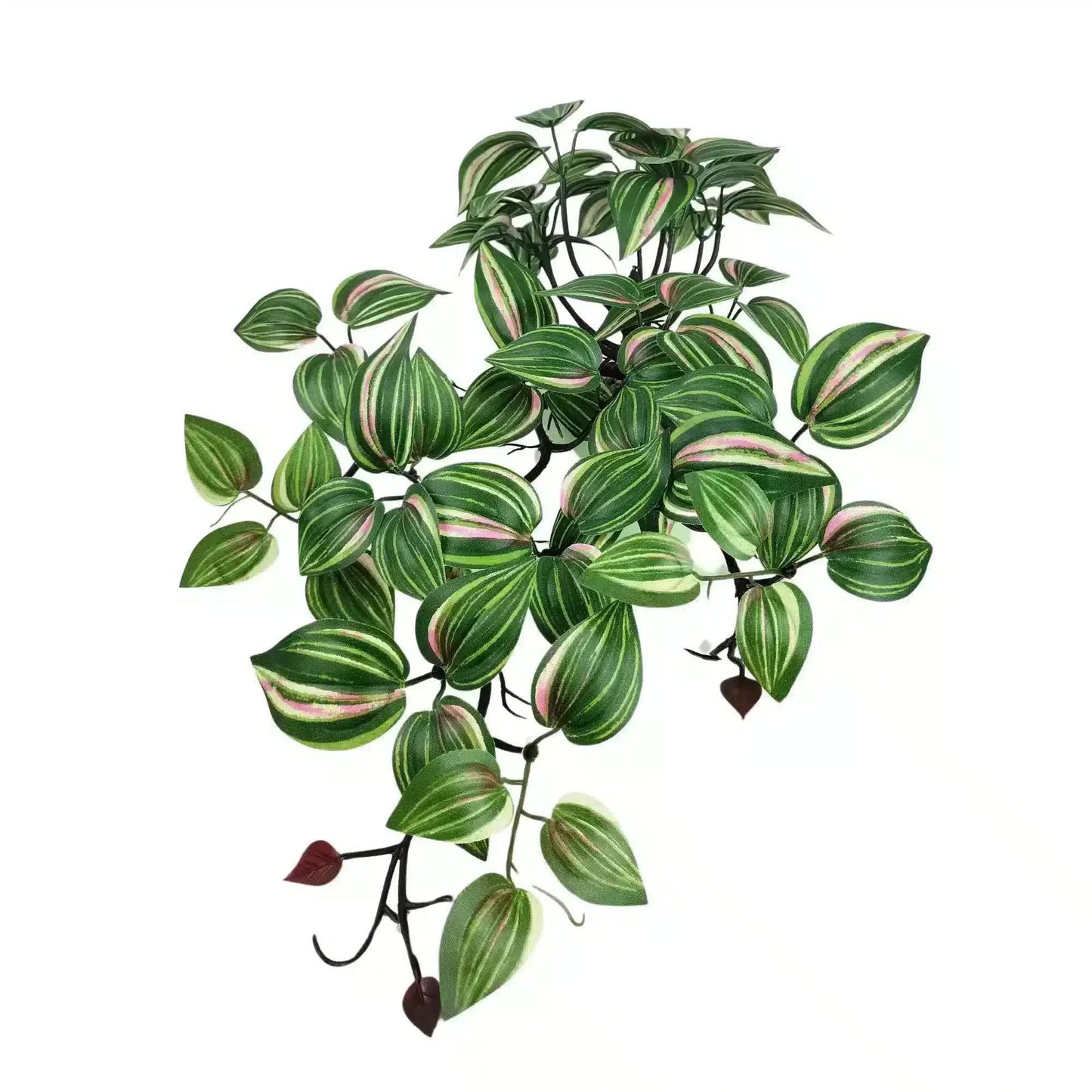 Designer Plants Artificial Hanging Wandering Jew 42cm - Lifelike, UV Resistant, Low Maintenance