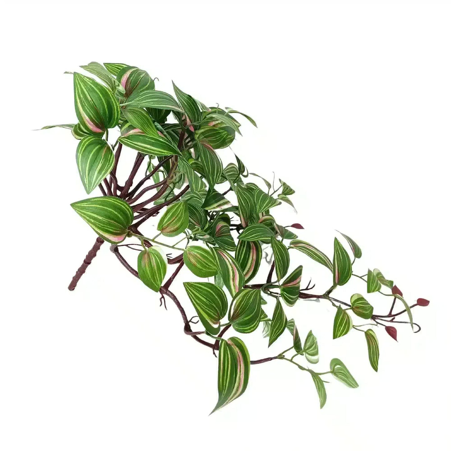 Designer Plants Artificial Hanging Wandering Jew 42cm - Lifelike, UV Resistant, Low Maintenance