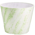 Designer Imitation Green Marble Garden Pot 25cm - Eco-Friendly, Durable - SuperSaverAU - view 1