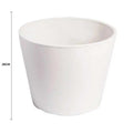 Designer Pot White Rendered Planter Pot 25cm - Eco-Friendly, Durable, Textured - SuperSaverAU - view 2