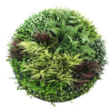 Slime-line Green Wall Disc Art 100cm, UV Resistant, Easy Install, White Frame - SuperSaverAU - view 1