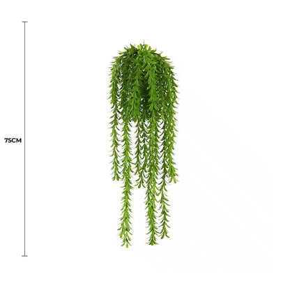Very Dense Artificial Hanging Myrtle Vine 75cm Long, Low-Maintenance, UV Resistant