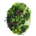 80cm Artificial Green Wall Disc Art - UV Resistant, Easy Installation, Fresh Colour - SuperSaverAU - view 1
