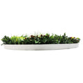 Slime-line Green Wall Disc Art 100cm UV Resistant Fresh Green (White Frame) - SuperSaverAU - view 4