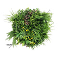 Slimline Artificial Green Wall Disc Art 60cm - UV Resistant Country Fern - SuperSaverAU - view 2