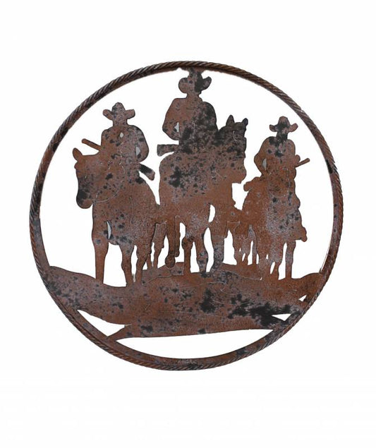Wild West Metal Wall Art 60cm