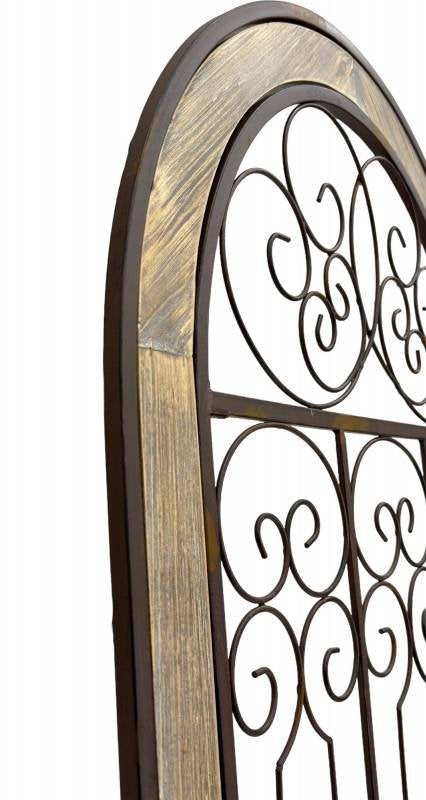 Margie Arch Doorway Wall Art Rust Multi Colour 61x115cm Metal MDF - SuperSaverAU - view 2