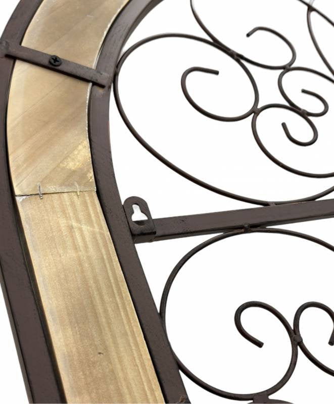 Margie Arch Doorway Wall Art Rust Multi Colour 61x115cm Metal MDF - SuperSaverAU - view 3