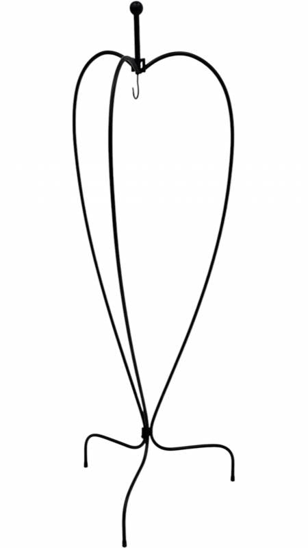 Black Metal Hanger Coat Stand 120cm - Stylish Bathroom Display, 1.5kg - SuperSaverAU - view 1