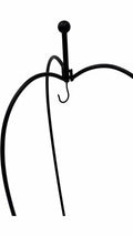 Black Metal Hanger Coat Stand 120cm - Stylish Bathroom Display, 1.5kg - SuperSaverAU - view 2