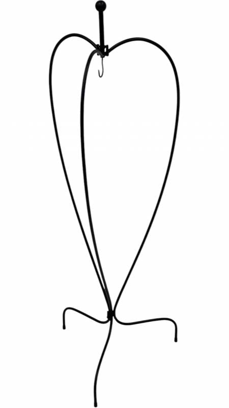 Black Metal Hanger Coat Stand 120cm - Stylish Bathroom Display, 1.5kg - SuperSaverAU - view 3