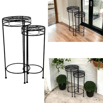 Set 2 Tracey Plant Stand 30x70cm