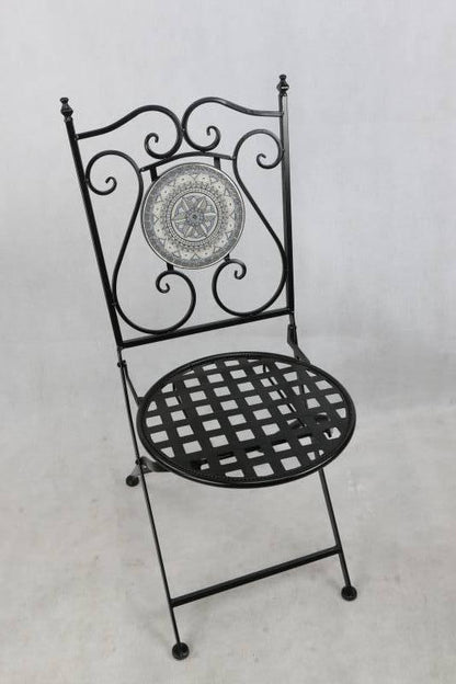 Santorini Charm 3pc Outdoor Table & Chairs Setting