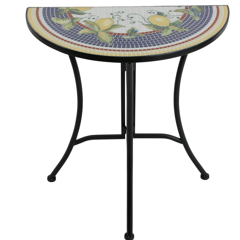 Molto Bene Lemon Enclave Mosaic Table - 69cm