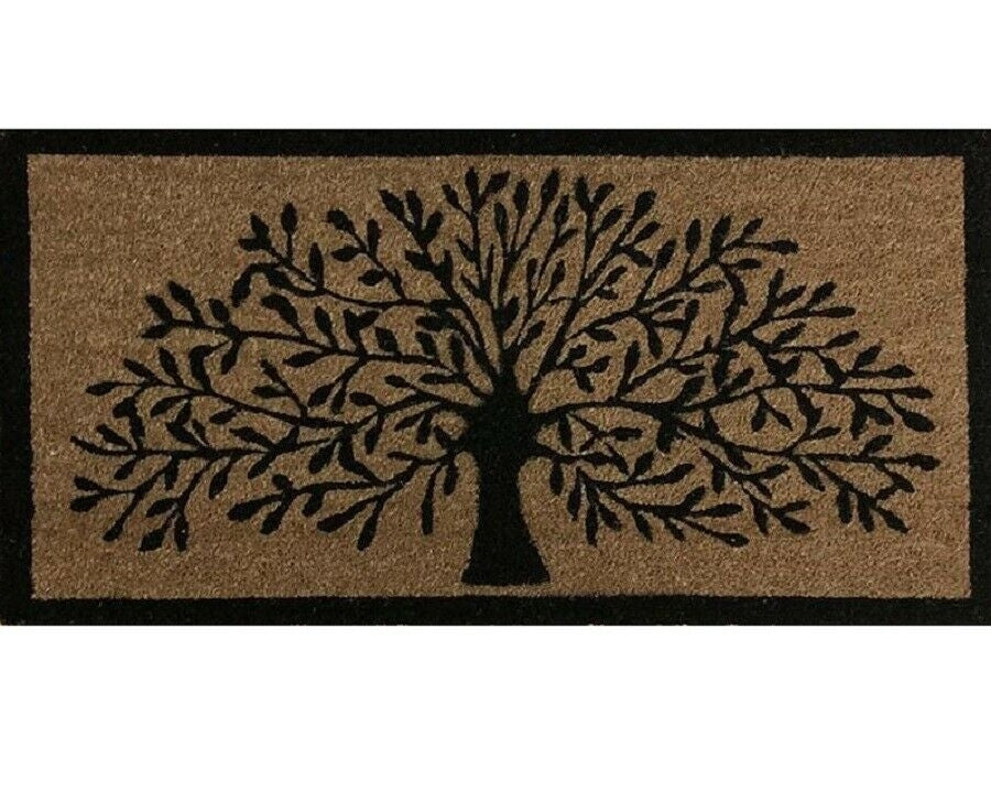 Large Tree of Life Heavy Duty Doormat 90cm - Coir Fibre