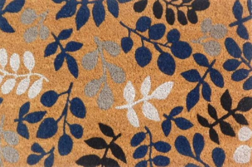French Provincial Door Mat 60cm - Durable Coir Fibre & Rubber Base, Multi Colour - SuperSaverAU - view 1