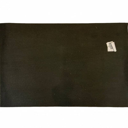 French Provincial Door Mat 90x45cm, Durable Coir Fibre with Rubber Base, Natural/Black